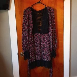 Victoria's Secret Floral Lace Negligee